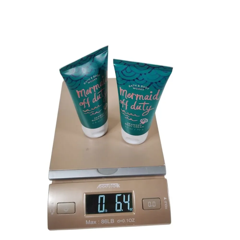 Bath & Body Works Mermaid Off Duty Seaweed Body Cream 2.5 Oz Lot Of 2 New